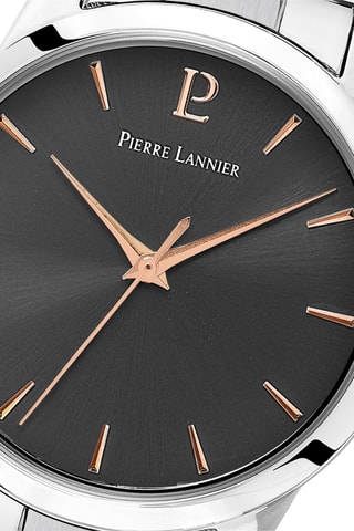 Stalen Quartz Horloge Roxane - Antraciet en Antraciet
