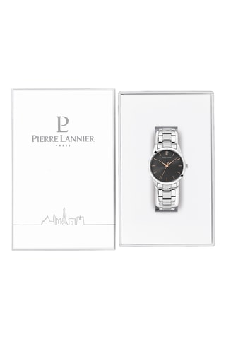 Stalen Quartz Horloge Roxane - Antraciet en Antraciet