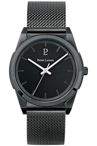 Stalen Quartz Horloge Candide - Zwart
