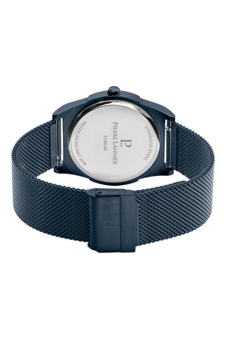 Montre à quartz en acier Candide - Bleu marine