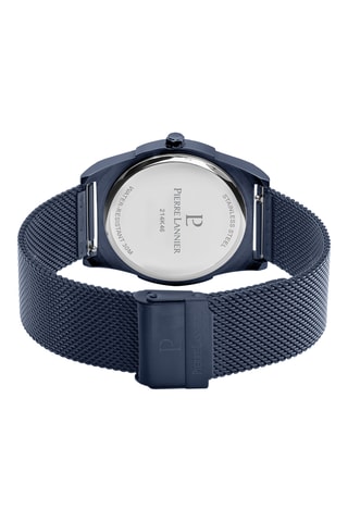 Montre à quartz en acier Candide - Bleu