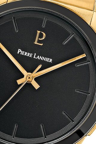 Stalen Quartz Horloge Candide - Goudkleurig en Zwart
