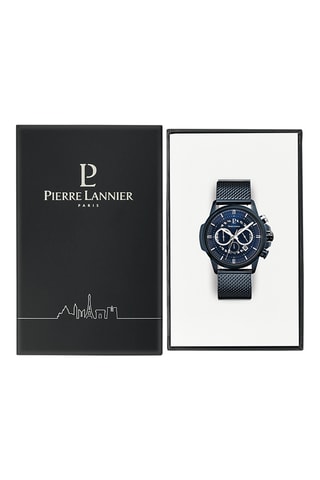 Stalen Quartz Horloge Sentinelle - Chronograaf - Marineblauw