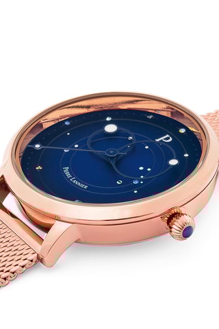 Stalen Quartz Horloge Théia - Roségoudkleurig
