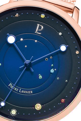 Stalen Quartz Horloge Théia - Roségoudkleurig