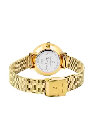 Stalen Quartz Horloge versierd met Swarovski Kristallen Petite Cristal - Goudkleurig