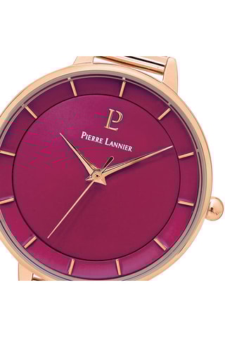 Stalen Quartz Horloge Délice - Roségoudkleurig