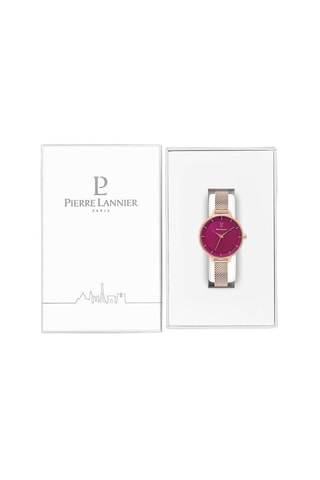 Stalen Quartz Horloge Délice - Roségoudkleurig