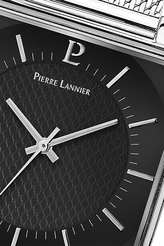 Stalen Quartz Horloge Lecaré Zilverkleurig en Zwart