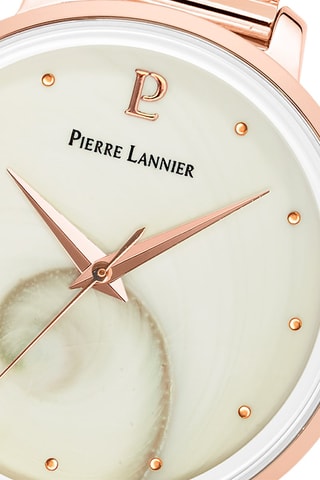 Stalen Quartz Horloge Ocean - Roségoudkleurig en Wit