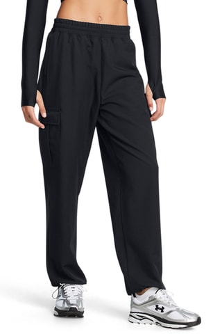 Pantalon cargo taille haute - Noir