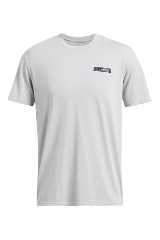T-shirt Armour Label - Blanc
