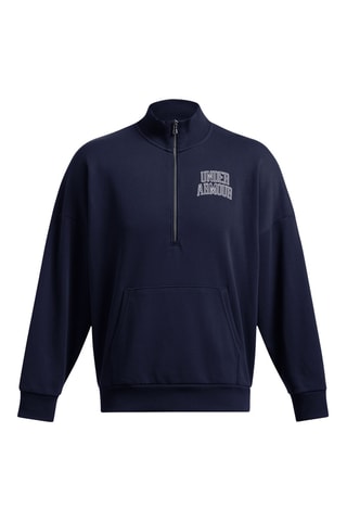 Sweat oversize Icon HWT Terry OS 1/2 Zip - Bleu marine