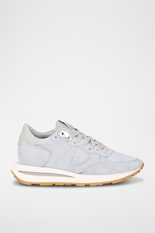 Kalfsnubuck Sneakers Tropez - Grijs