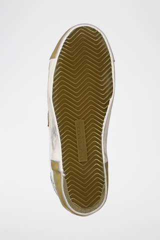 Leren Sneakers Prsx - Wit en zilverkleurig