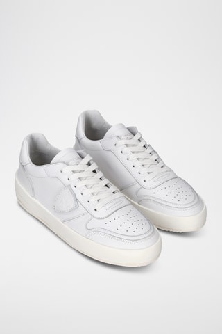 Kalfsleren Sneakers Nice - Wit