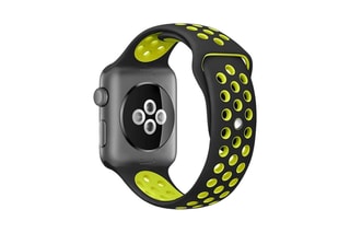 Bracelet de sport en silicone compatible Apple Watch 42/44 mm - Taille M/L