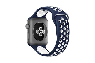 Bracelet de sport en silicone compatible Apple Watch 42/44 mm - Taille M/L