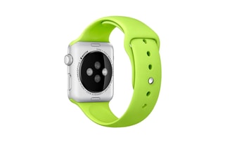 Bracelet en silicone compatible Apple Watch 42/44 mm - Vert