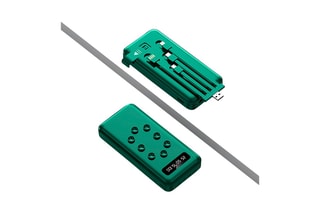 Batterie externe solaire 10000 mAh iOS et Android - Vert foncé