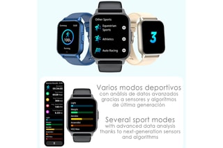 Montre connectée ZW38 - Bleu