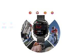 Montre connectée Z85 Max - 2 bracelets interchangeables