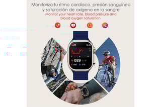 Montre connectée Z87 - Bleu foncé