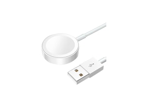 Chargeur avec câble USB compatible Apple Watch - Blanc