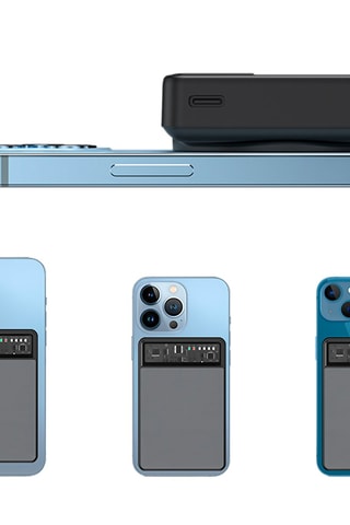 Batterie externe 10 000 mAh - Compatible avec IOS et Androïd - Noir
