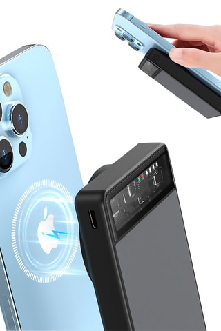 Batterie externe 10 000 mAh - Compatible avec IOS et Androïd - Noir