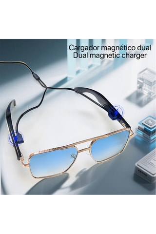 Lunettes de soleil connectées mixte AI GT-30