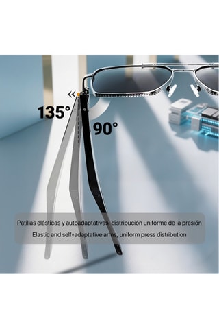 Lunettes de soleil connectées mixte AI GT-30