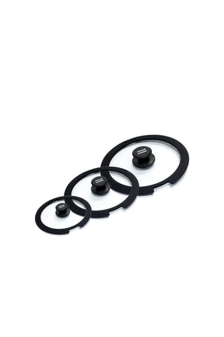 3 deksels  16, 18 en 20 cm
