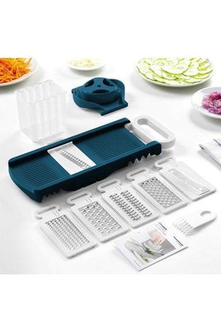 Mandoline 6-en-1 - 6 lames