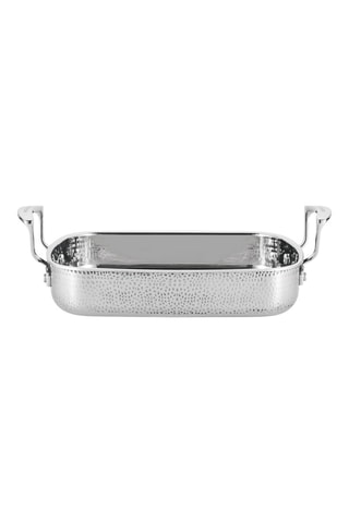 Plat en acier inoxydable - 29 cm