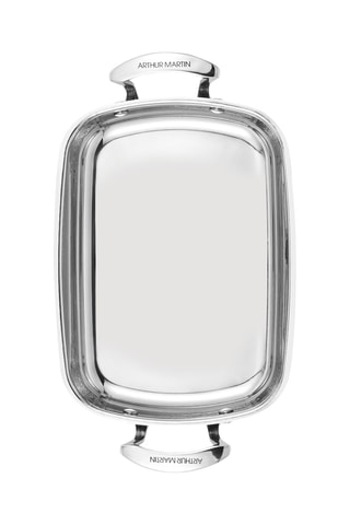 Plat en acier inoxydable - 29 cm