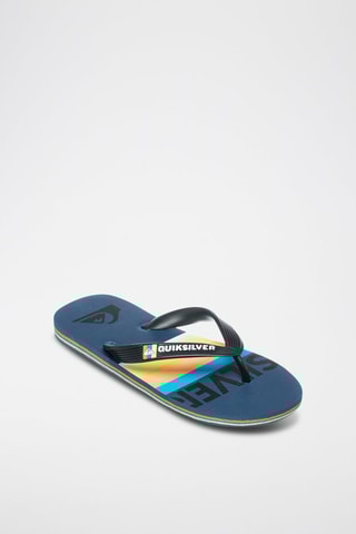 Slippers - Zwart en Marineblauw - Quiksilver