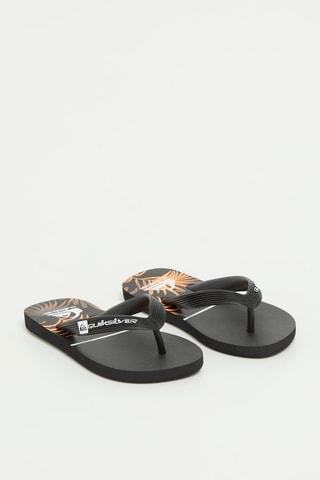 Slippers - Zwart en Oranje - Quiksilver