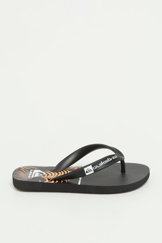 Slippers - Zwart en Oranje - Quiksilver