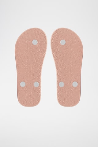 Slippers - Donkergroen en Roze - Roxy 