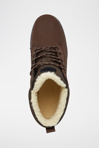 Gevoerde Leren Boots - Bruin