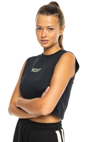 Débardeur de sport en coton biologique - Noir - Roxy