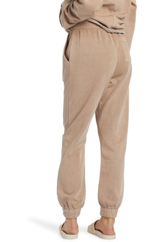 Biologische Katoenen Broek Hoge Taille - Bruin - Roxy