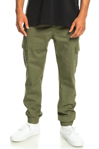 Pantalon cargo - Vert olive