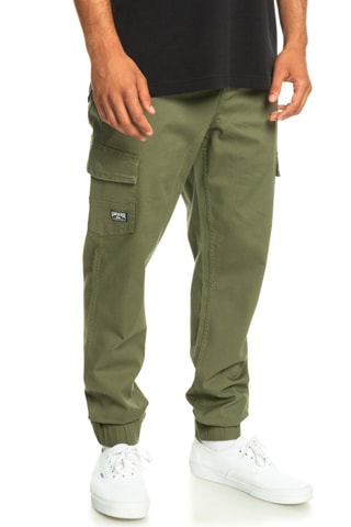 Pantalon cargo - Vert olive