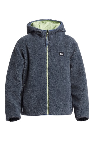 Veste réversible à capuche - Vert clair et bleu-gris - Quiksilver