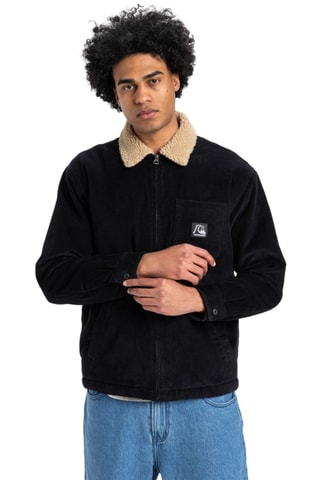 Veste en velours et coton biologique - Noir - Quiksilver
