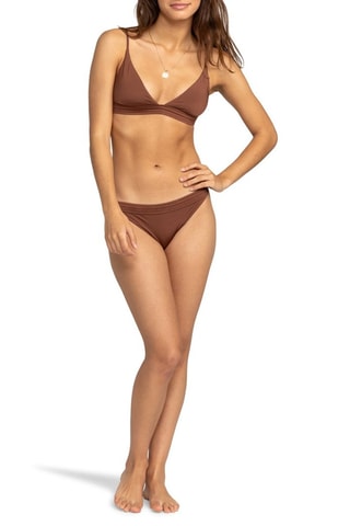 Bikinibroekje Silky Island - Bruin - Roxy