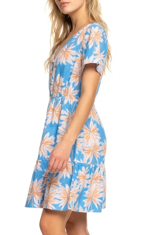 Jurk met Ruches 
Blauw