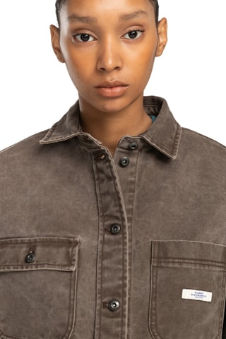 Spijkerblouse - Bruin - Element